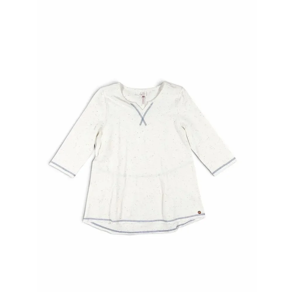 Matilda Jane 435 Almost Spring Tunic Speckled Ivory Size 14